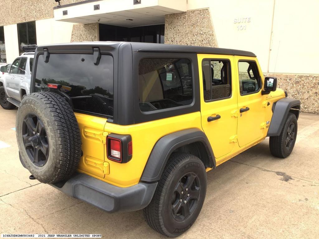 used 2021 Jeep Wrangler Unlimited car, priced at $28,636