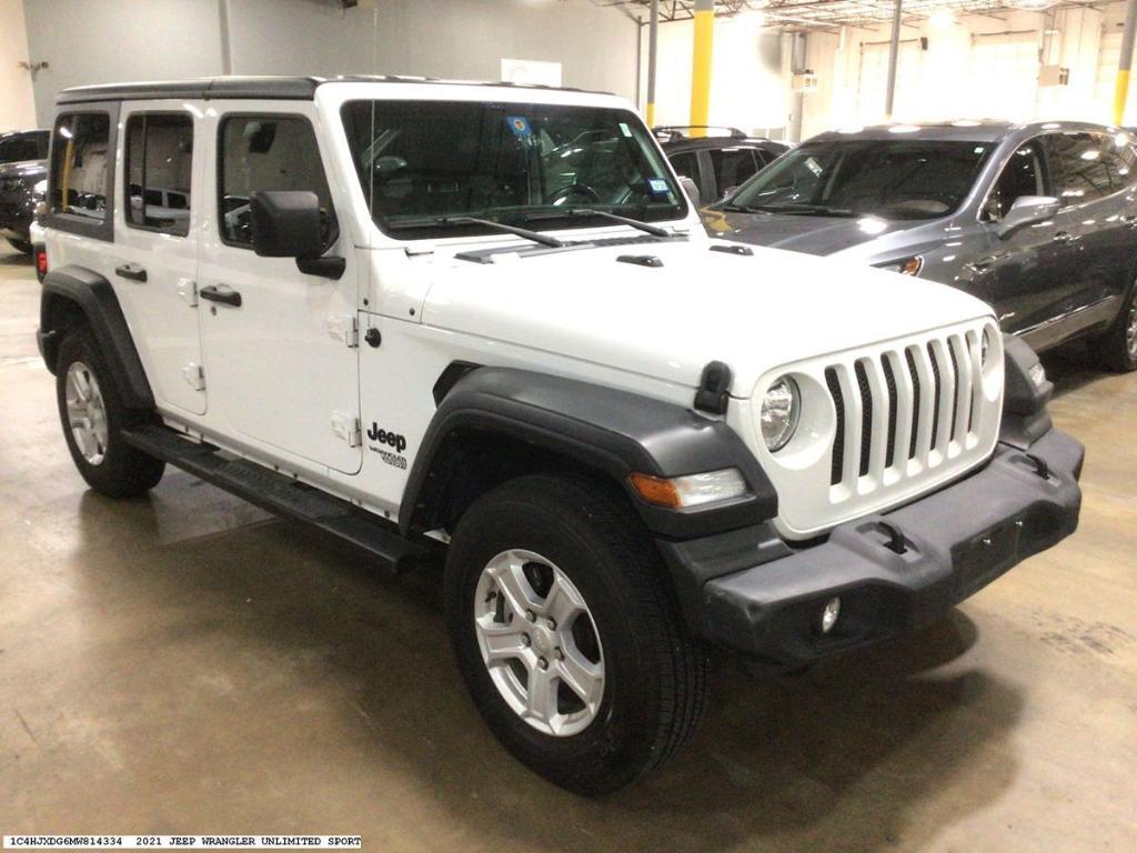 used 2021 Jeep Wrangler Unlimited car, priced at $33,212