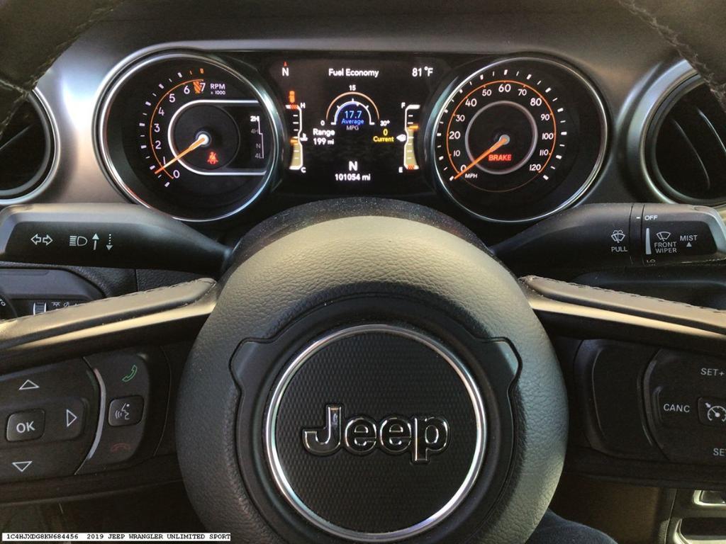 used 2019 Jeep Wrangler Unlimited car, priced at $21,035