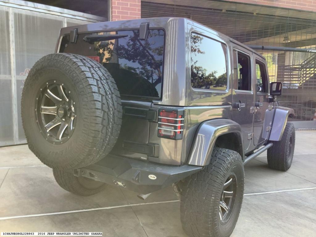 used 2016 Jeep Wrangler Unlimited car, priced at $22,993