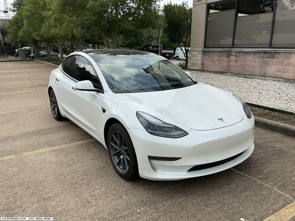 used 2022 Tesla Model 3 car, priced at $25,660