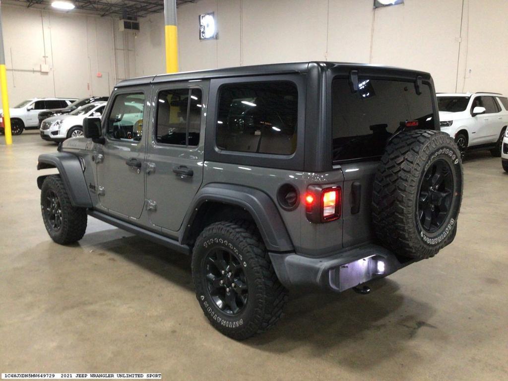 used 2021 Jeep Wrangler Unlimited car, priced at $33,771