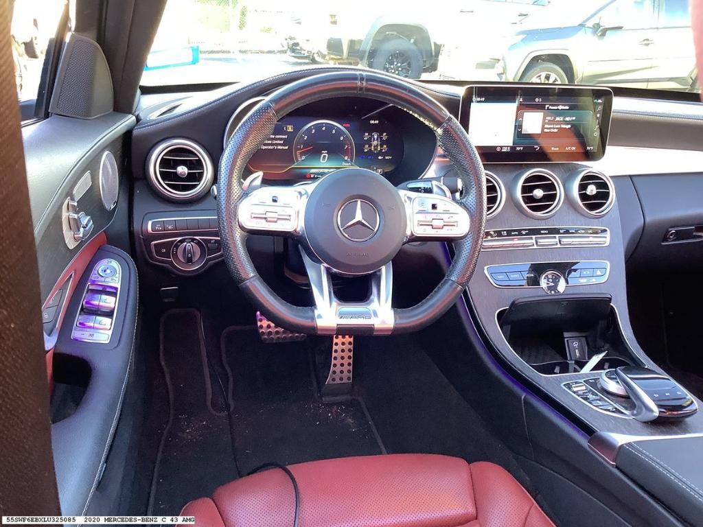 used 2020 Mercedes-Benz AMG C 43 car, priced at $39,200