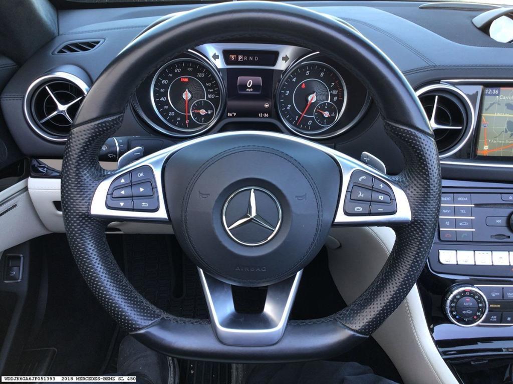 used 2018 Mercedes-Benz SL 450 car, priced at $42,335