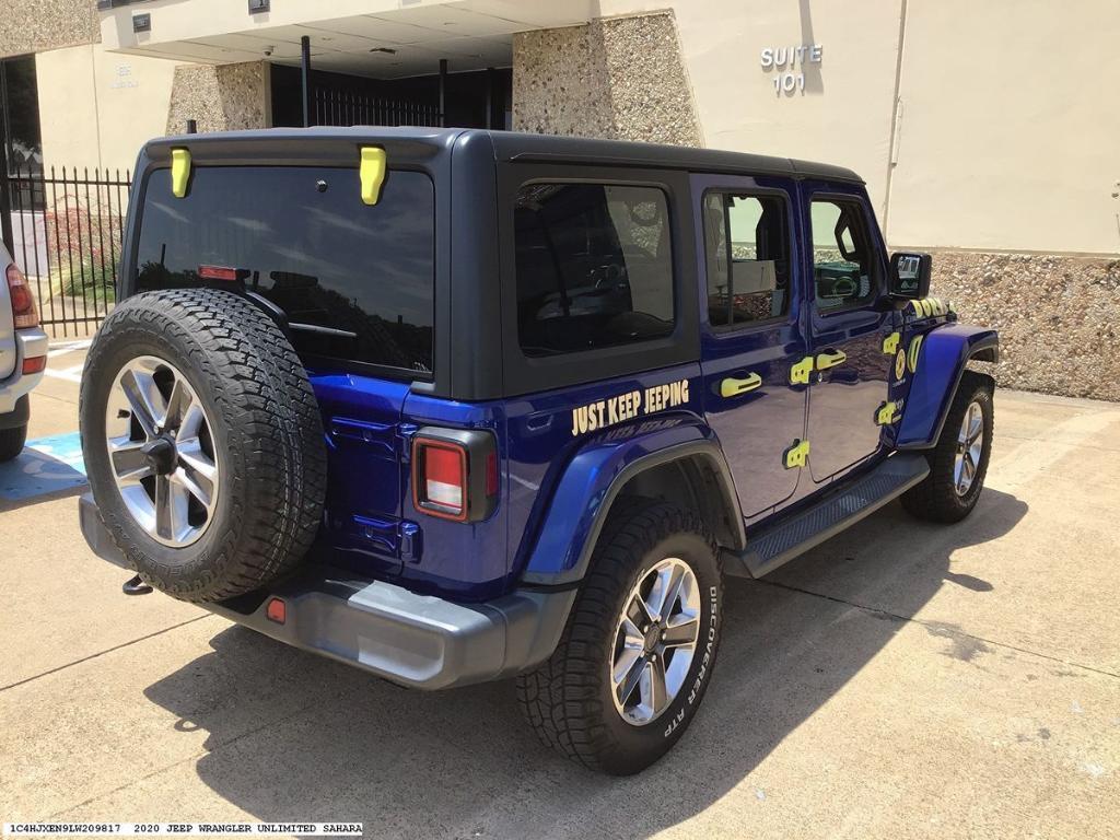 used 2020 Jeep Wrangler Unlimited car, priced at $32,674