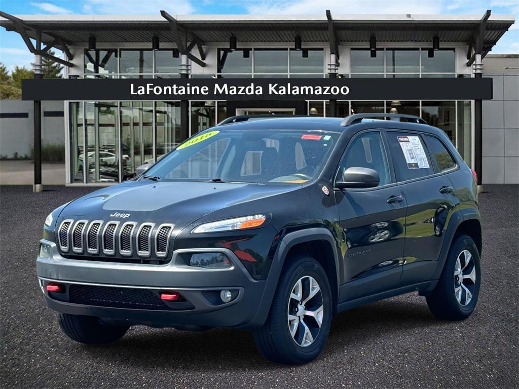 used 2018 Jeep Cherokee car, priced at $12,881