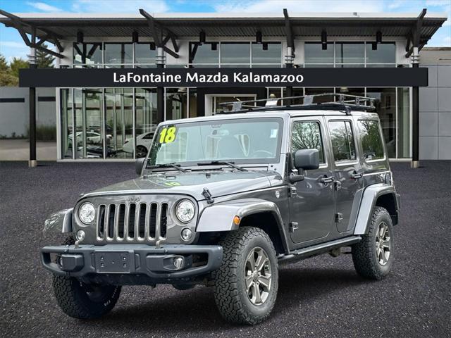 used 2018 Jeep Wrangler JK Unlimited car, priced at $19,500