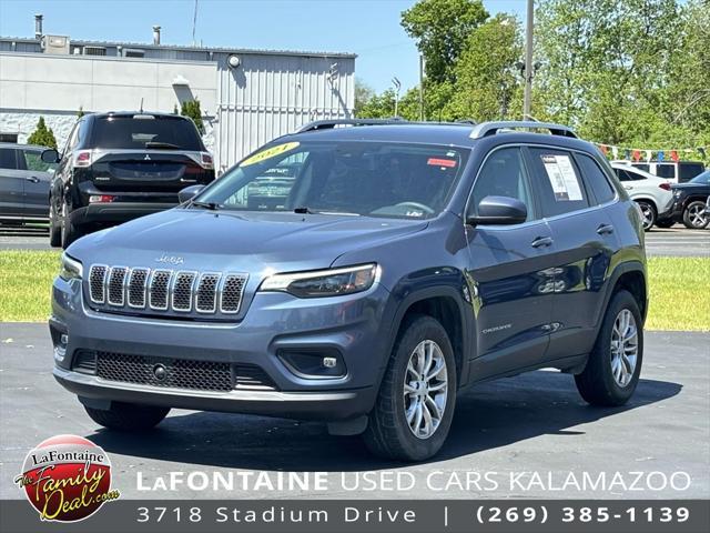 used 2021 Jeep Cherokee car, priced at $20,301