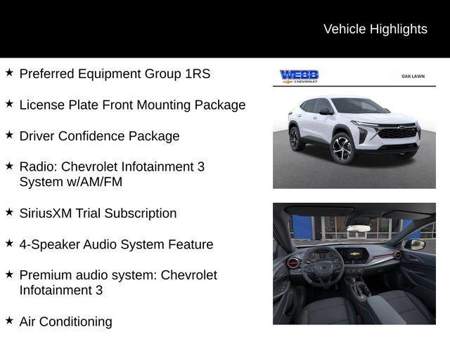 new 2025 Chevrolet Trax car, priced at $22,980