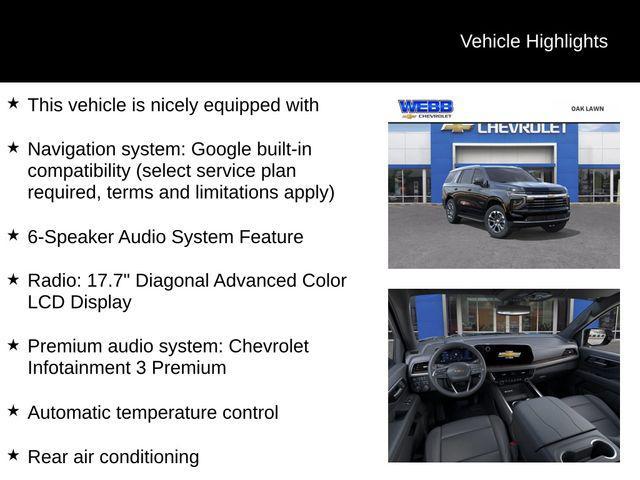 new 2026 Chevrolet Tahoe car, priced at $72,680