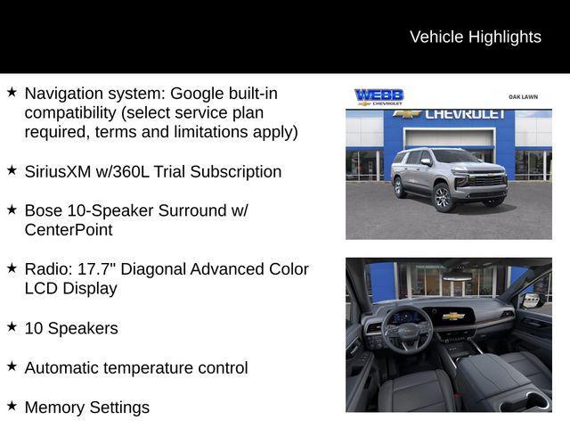 new 2025 Chevrolet Suburban car, priced at $83,885