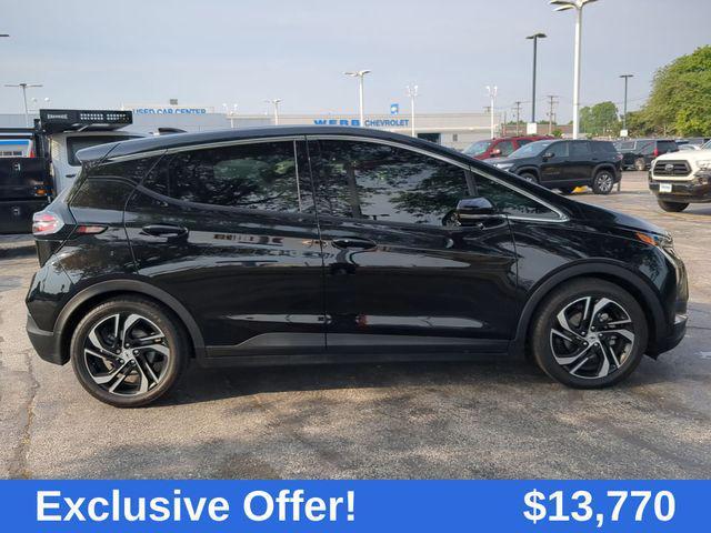 used 2022 Chevrolet Bolt EV car, priced at $13,770