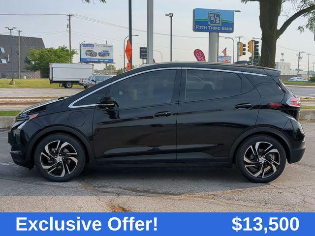 used 2022 Chevrolet Bolt EV car, priced at $13,500