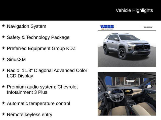 new 2025 Chevrolet Equinox car, priced at $35,220