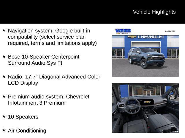 new 2025 Chevrolet Tahoe car, priced at $78,795