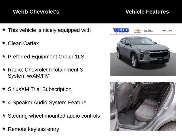 used 2025 Chevrolet Trax car, priced at $19,999