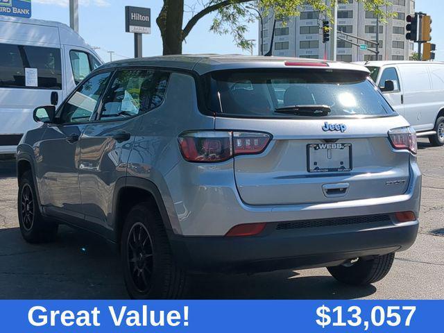 used 2018 Jeep Compass car, priced at $13,057