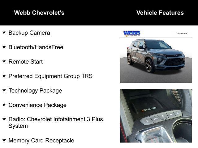 used 2021 Chevrolet TrailBlazer car, priced at $20,235
