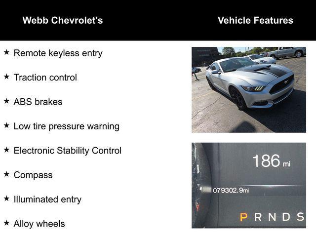 used 2016 Ford Mustang car, priced at $15,500