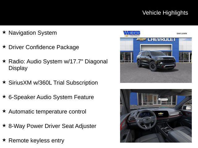 new 2025 Chevrolet Traverse car, priced at $48,252