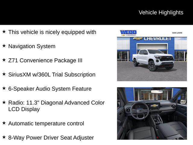 new 2026 Chevrolet Colorado car, priced at $43,389
