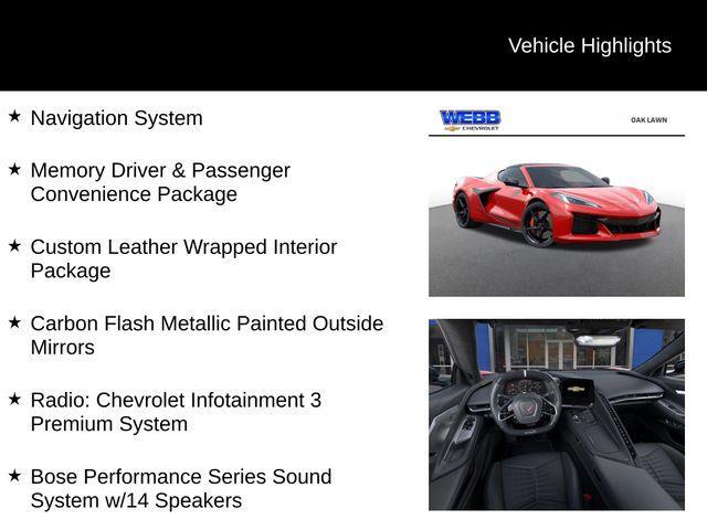 new 2025 Chevrolet Corvette E-Ray car, priced at $126,010