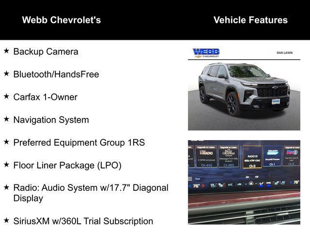 used 2025 Chevrolet Traverse car, priced at $50,000