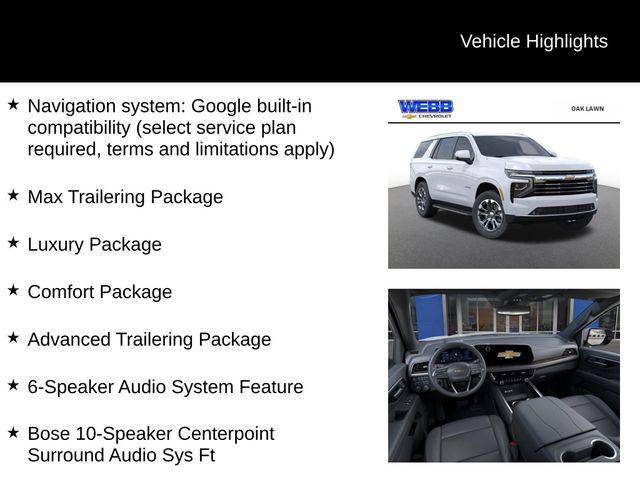 new 2025 Chevrolet Tahoe car, priced at $72,470