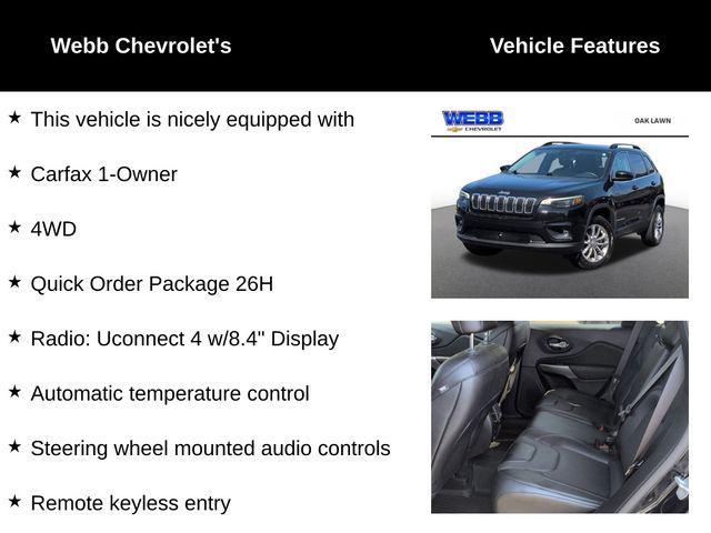 used 2022 Jeep Cherokee car, priced at $19,859