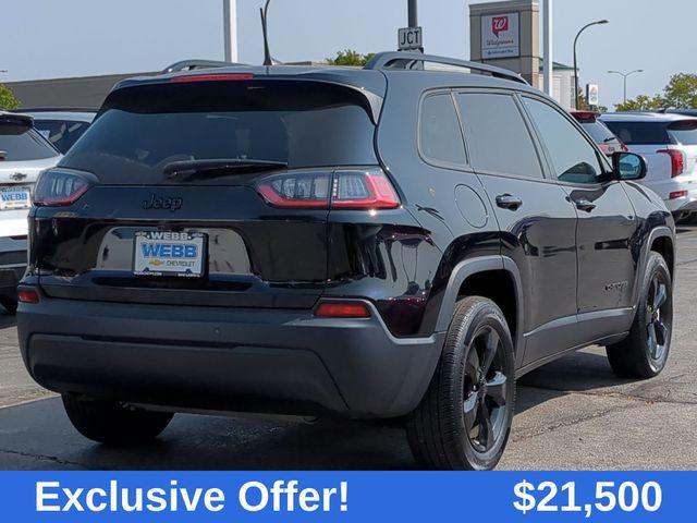 used 2021 Jeep Cherokee car, priced at $21,500