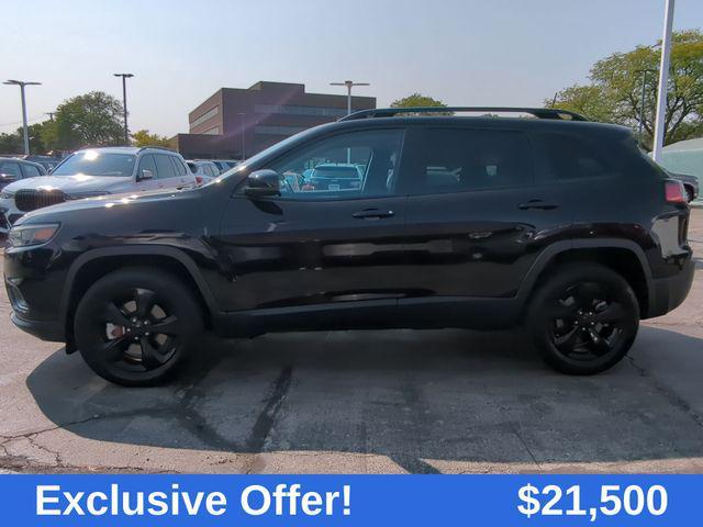 used 2021 Jeep Cherokee car, priced at $21,500