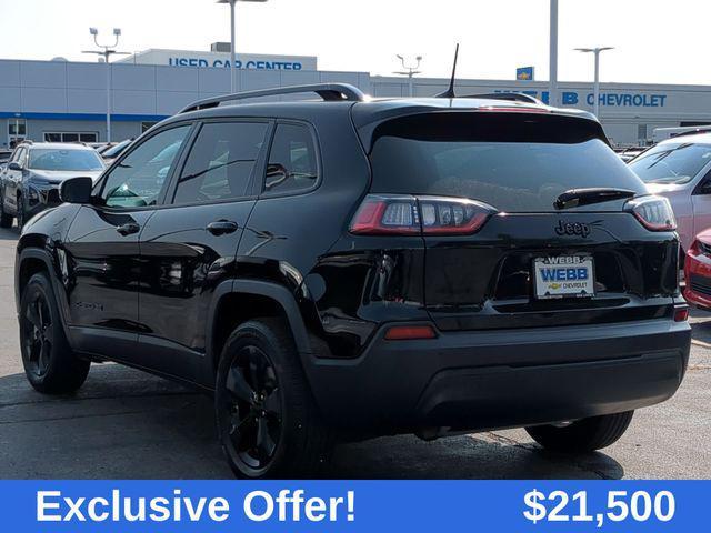 used 2021 Jeep Cherokee car, priced at $21,500