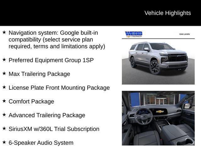 new 2025 Chevrolet Suburban car, priced at $79,215