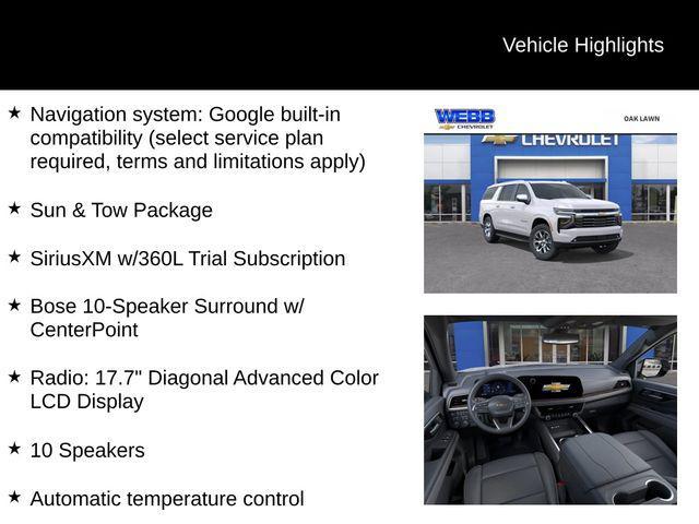new 2025 Chevrolet Suburban car, priced at $84,880
