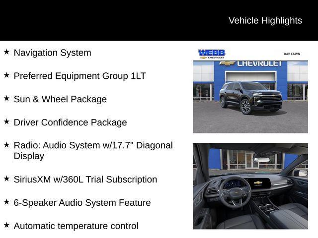 new 2025 Chevrolet Traverse car, priced at $46,445