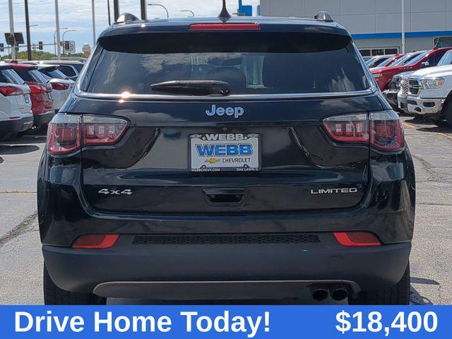 used 2018 Jeep Compass car, priced at $18,400