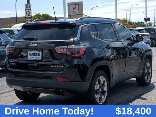 used 2018 Jeep Compass car, priced at $18,400