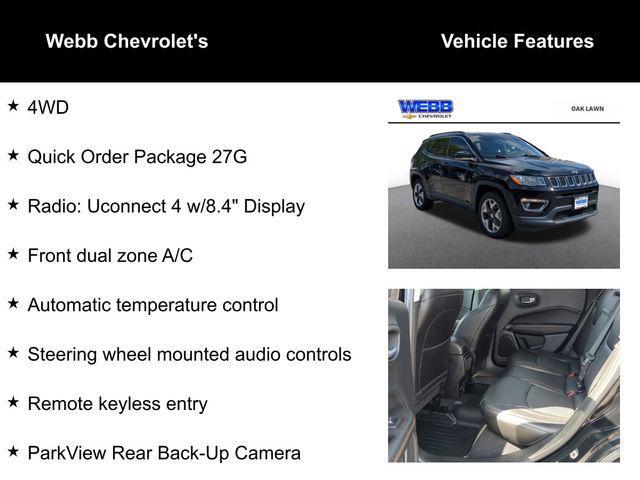 used 2018 Jeep Compass car, priced at $17,224