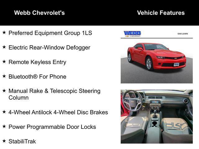 used 2015 Chevrolet Camaro car, priced at $13,900