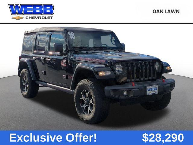 used 2018 Jeep Wrangler Unlimited car, priced at $28,290