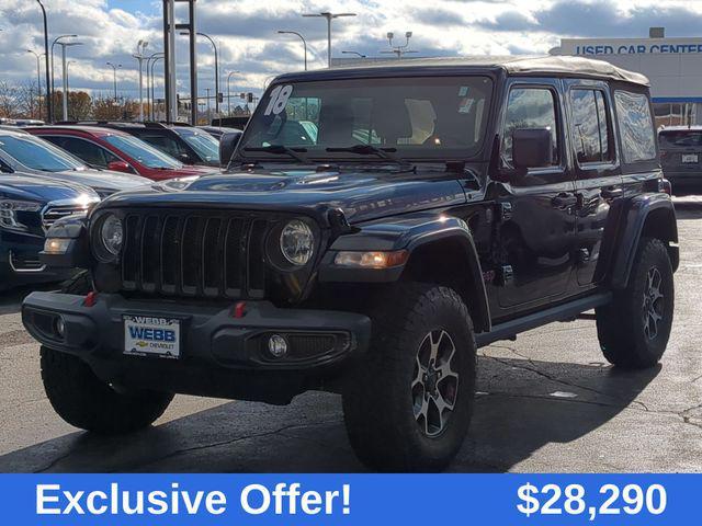 used 2018 Jeep Wrangler Unlimited car, priced at $28,290