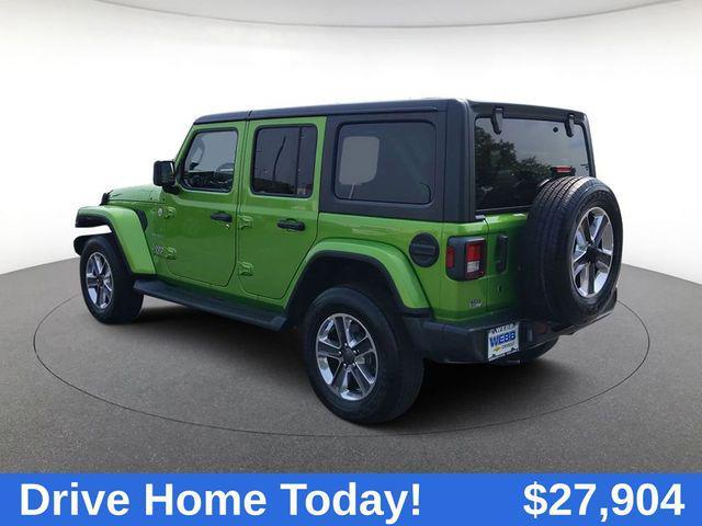 used 2020 Jeep Wrangler Unlimited car, priced at $27,904