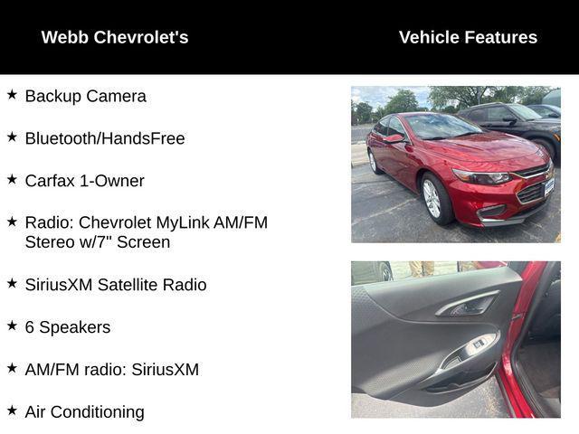 used 2017 Chevrolet Malibu car, priced at $16,500