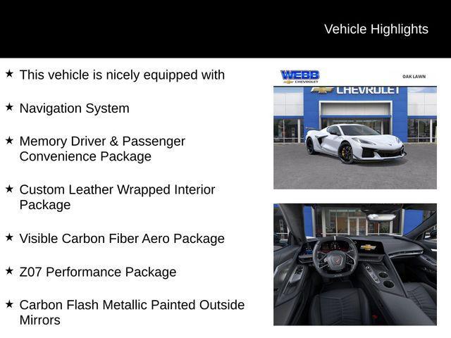 new 2026 Chevrolet Corvette car, priced at $162,480