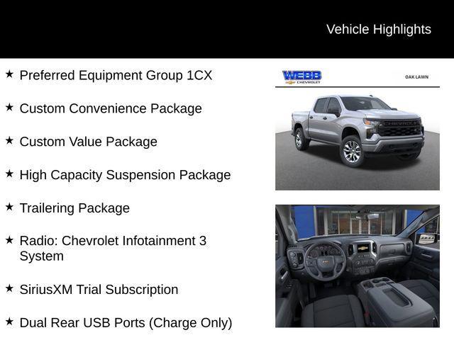 new 2025 Chevrolet Silverado 1500 car, priced at $46,365