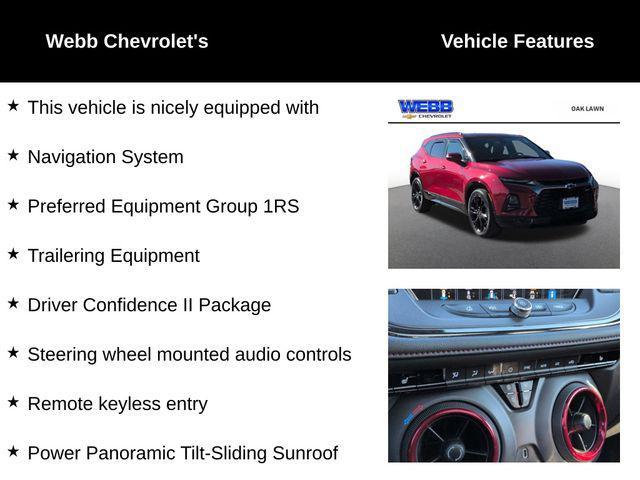 used 2021 Chevrolet Blazer car, priced at $23,588