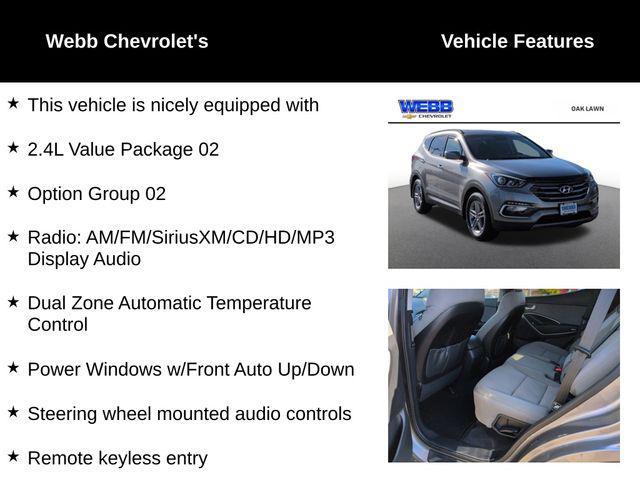 used 2018 Hyundai Santa Fe Sport car, priced at $12,304