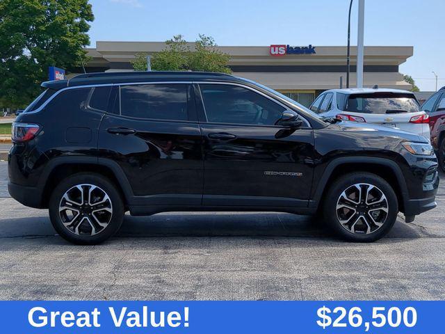 used 2023 Jeep Compass car, priced at $26,500