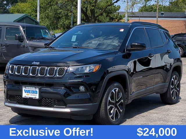 used 2023 Jeep Compass car, priced at $24,000