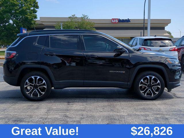 used 2023 Jeep Compass car, priced at $26,826